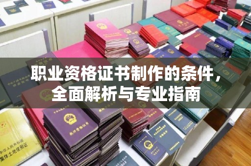 五营职业资格证书制作的条件，全面解析与专业指南